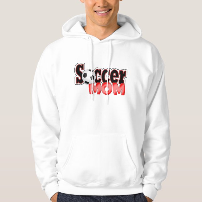 Sudadera Camiseta de la mamá del fútbol (Anverso)
