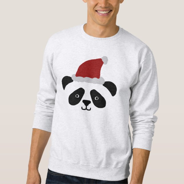 Sudadera Camiseta de la panda de Santa (Anverso)