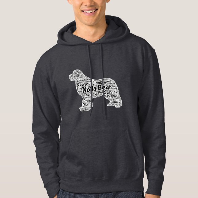 Sudadera Camiseta de la perrera de los hombres del oso de (Anverso)