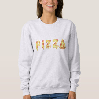 Sudadera Camiseta de la "PIZZA" de las mujeres