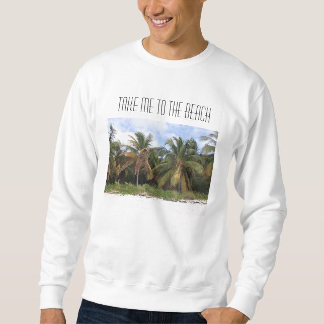 Sudadera Camiseta de la playa (Anverso)