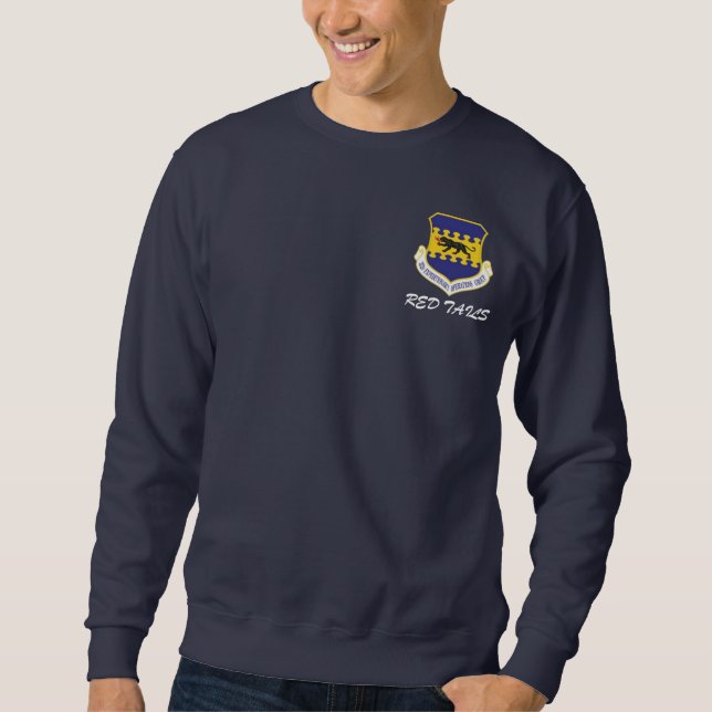 Sudadera camiseta de las "colas rojas" del grupo del (Anverso)