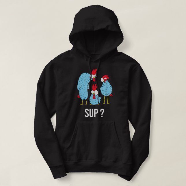 Sudadera Camiseta de latido de pollo (Diseño del anverso)