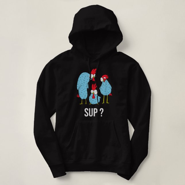 Sudadera Camiseta de latido de pollo (Diseño del anverso)