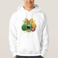 Camiseta de lazo para animadoras de fútbol
