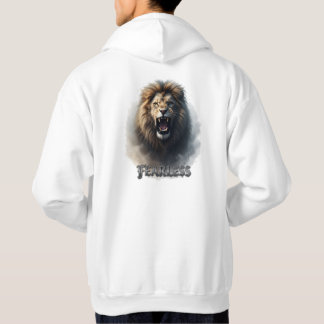 Sudadera Camiseta de león intrépida