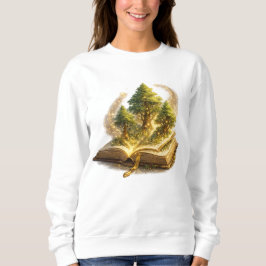 Sudadera Camiseta de libro de árbol mágico | Abundancia, Le