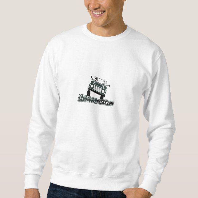 Sudadera Camiseta de los frikis de Land Rover (Anverso)
