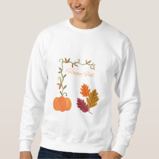 Sudadera Camiseta de los hombres de otoño feliz