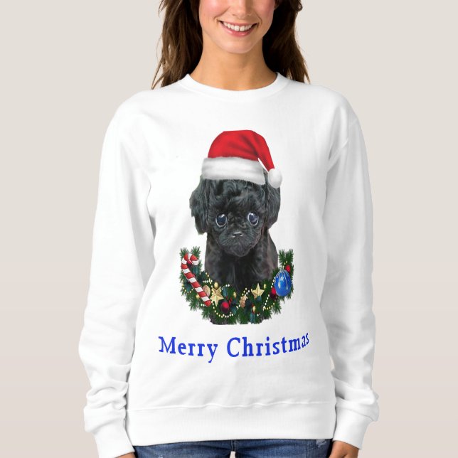 Sudadera Camiseta de los Navidades de canapé (Anverso)