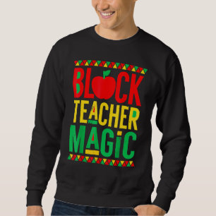 Sudadera Camiseta de magia de maestro negro Maestro Mes de