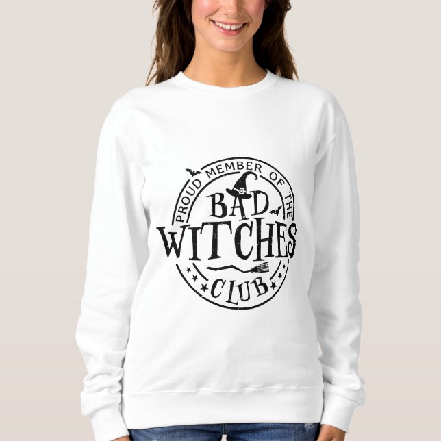 Sudadera Camiseta de mala bruja de Halloween (Anverso)