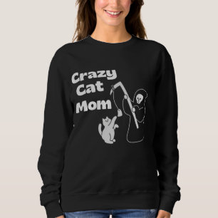 Sudadera Camiseta de Mamá Gata Loca – Regalo Divertido para