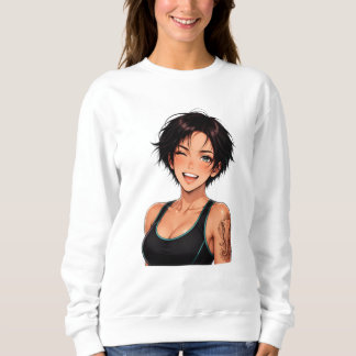 Sudadera Camiseta de Manga Chica Gimnasio Entrenamiento Fit