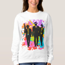 Camiseta de manga larga para dama Gangster Chic