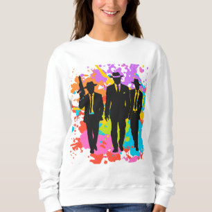 Sudadera Camiseta de manga larga para dama Gangster Chic