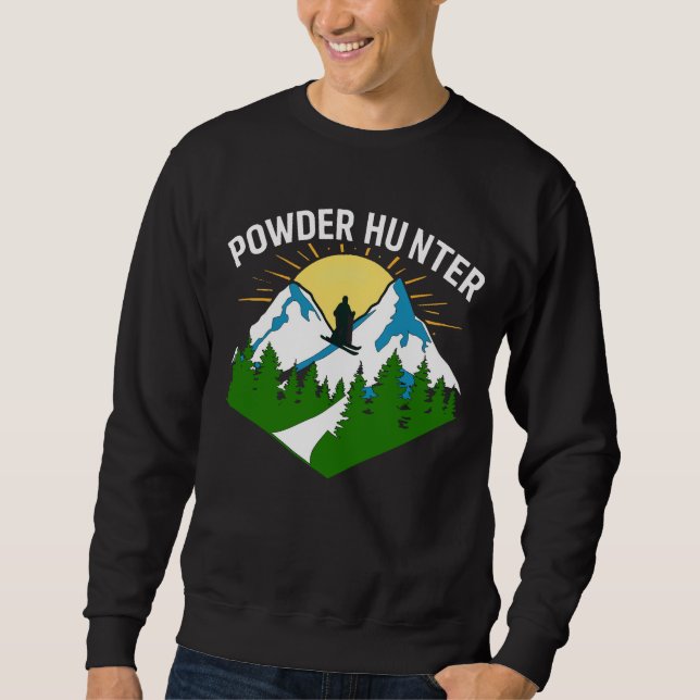Sudadera Camiseta de manga larga para hombres de Powder Hun (Anverso)