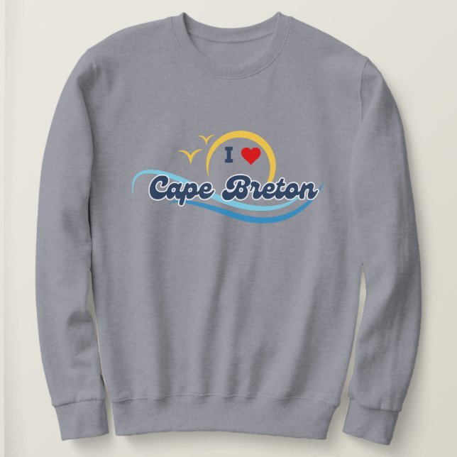 Sudadera Camiseta de 'Me encanta Cape Breton' (Anverso del diseño)