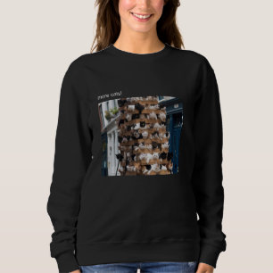 Sudadera Camiseta de meme de gato Gato tonto Gato divertido