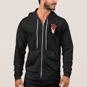 Sudadera Camiseta de moda urbana con corazón rojo en mano: