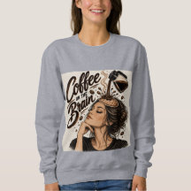 Camiseta de Mujer Amante del Café 'Café en la Ment