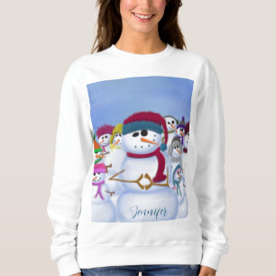 Sudadera Camiseta de muñecos de nieve malhumorados y capric
