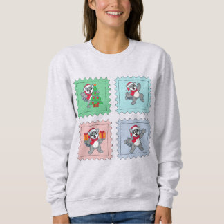 Sudadera Camiseta de Navidad de Mapache,Amante de Mapaches