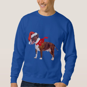 Sudadera Camiseta de Navidad para Bull Terriers