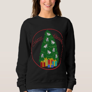 Sudadera Camiseta de Navidad para Bull Terriers