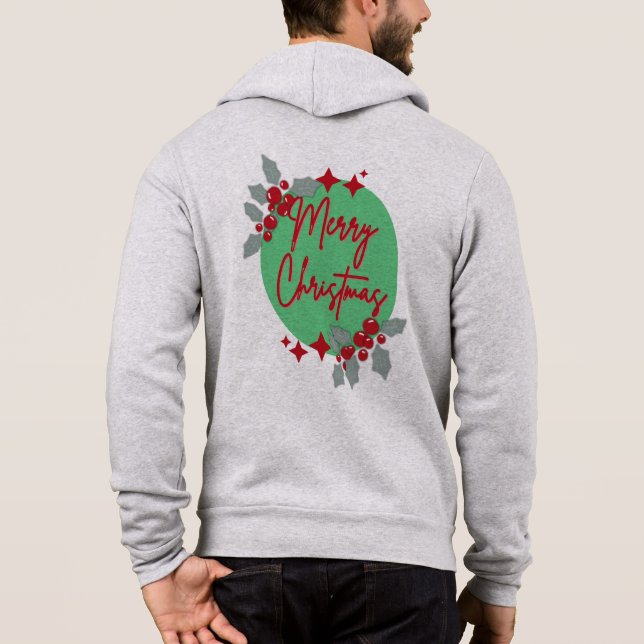 Sudadera Camiseta de Navidades impresa de atrás (Reverso)