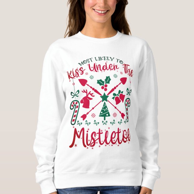 Sudadera Camiseta de Navidades para una reunión festiva (Anverso)