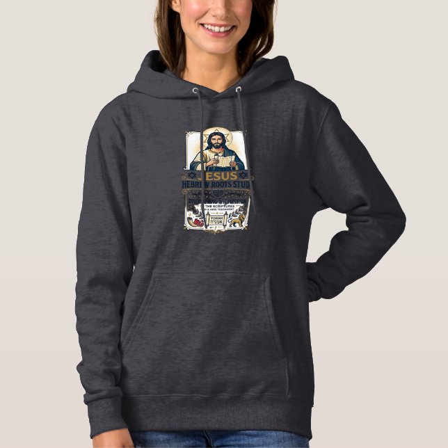 Sudadera Camiseta de nerd de idiomas de la Biblia de Jesús  (Anverso)