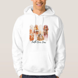 Sudadera Camiseta de otoño Salmo 23:4 Fe sobre Miedo