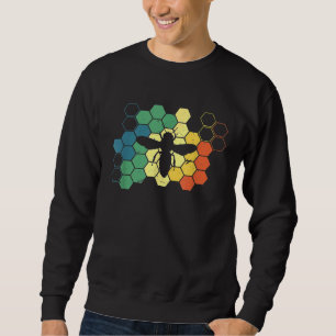 Sudadera Camiseta de panal de abeja apicultor vintage