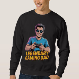 Sudadera Camiseta de papá jugador Papá Jugador Legendario