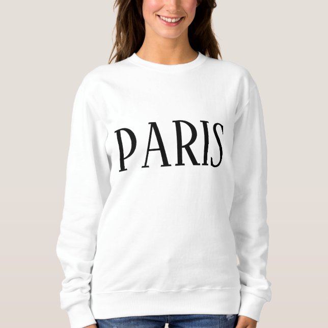Sudadera Camiseta de París (Anverso)