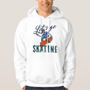 Sudadera Camiseta de patinaje de esqueleto   Arte callejero