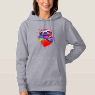 Sudadera Camiseta de Perezoso Colorido - Corazón de Perezos