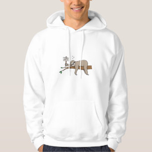 Sudadera Camiseta de Perezoso Dormido Lindo Divertida Perez