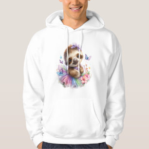 Sudadera Camiseta de perezoso safari arcoíris verano