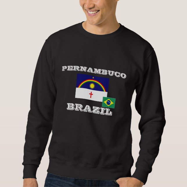 Sudadera Camiseta de Pernambuco el Brasil (Anverso)