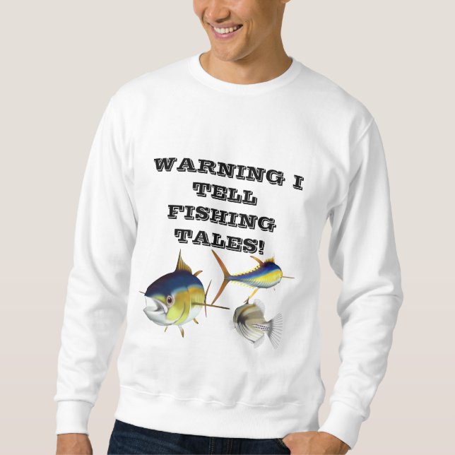 Sudadera Camiseta de Pesca de Cuentos (Anverso)