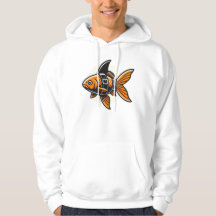 Camiseta de pez dorado con aleta de tiburón de Vin