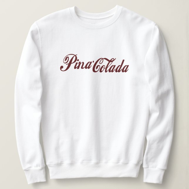 Sudadera Camiseta de Pina Colada (Anverso del diseño)