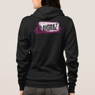 Sudadera Camiseta de pincel blanco y púrpura de Blakgraz