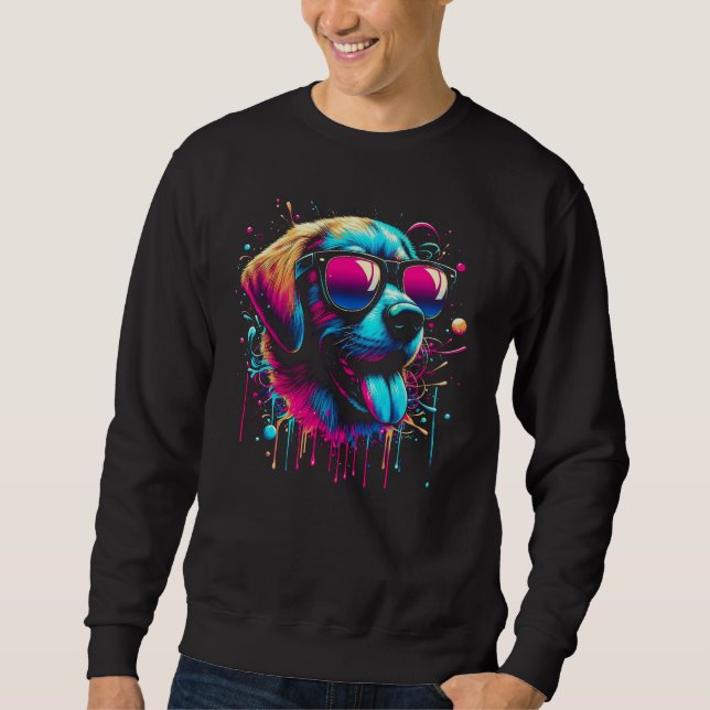 Sudadera Camiseta de pintura al pinchar. (Anverso)