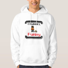Sudadera Camiseta de pixel art funky del canal