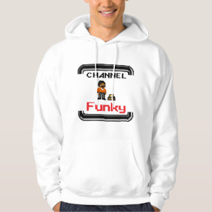 Sudadera Camiseta de pixel art funky del canal