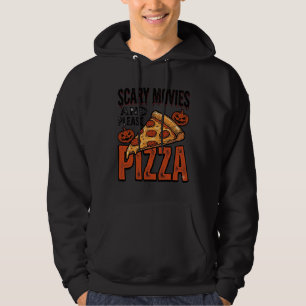Sudadera Camiseta de Pizza de Terror para Fans de Noche de