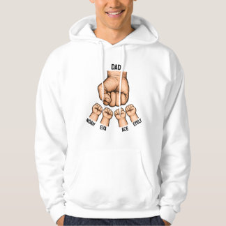 Sudadera Camiseta de Puño en Alto de Papá y Niños